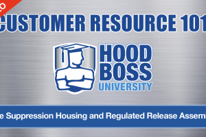 Commercial Kitchen Fire Suppression Housing and Regulated Release Assembly (Video)