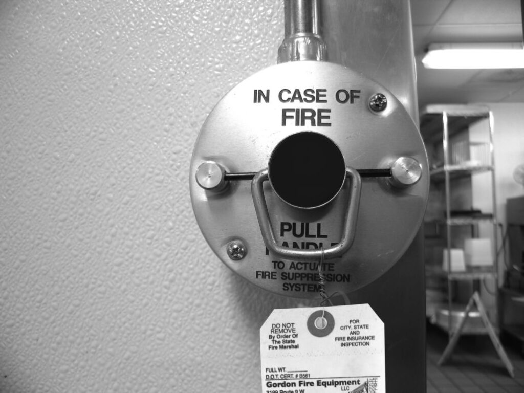 Commercial Kitchen Fire Suppression Pull Station
