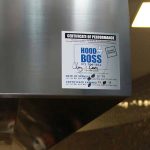 Hood Boss Inspection Sticker